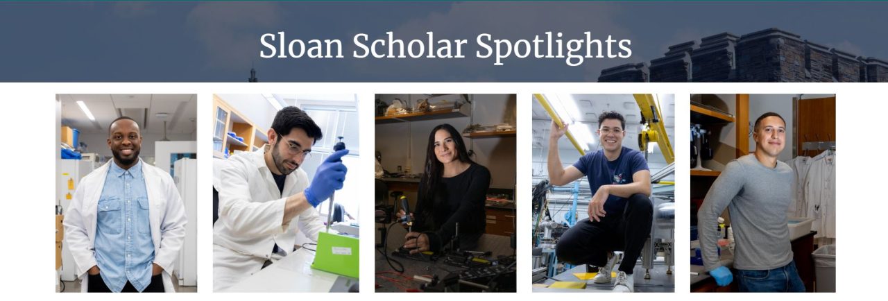 Photo of 5 Sloan scholars featured in photo series